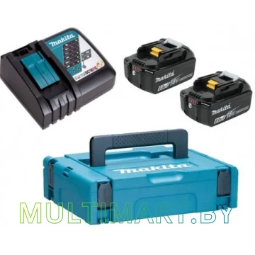 Аккумулятор с зарядным устройством Makita DC18RС + BL1860B (18В/6.0 Ah + 18В)